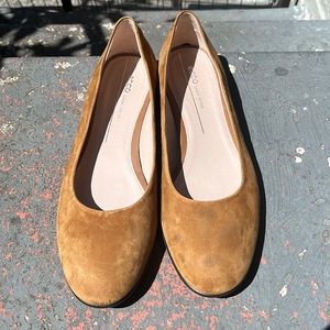 Ecco tan suede flats - 10 (EU 41)
